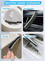 20Pcs Crevice Cleaning Brush Set, Hard Bristle Scrub Brushes Tools - Image 3