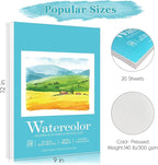 Sadoup 9x12 Watercolor Pad, Quality No-Bleed Art Paper - Image 2