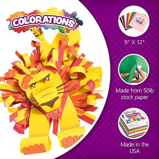 Colorations 9" x 12" Mediumweight Sky Blue Construction Paper, 500 Sheets | - Image 3