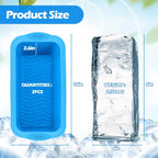 XANGNIER Extra Large Ice Block Mold, 2 Pack 4.7lbs Ice Cubes - Image 7