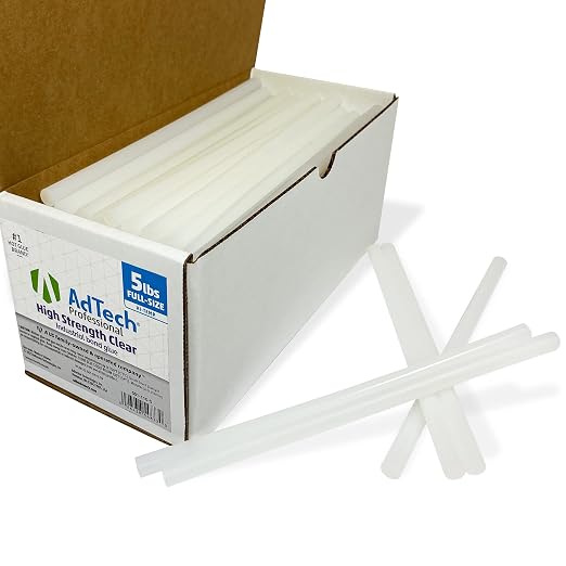 AdTech Professional High-Strength Industrial Bond Hot Glue Sticks – 10" Full - Image 5