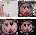 FUNKAKA Tie Dye HTV Heat Transfer Vinyl Bundle, 10 Sheets HTV Vinyl - Image 5