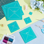 6 PCS 6 Size Acrylic Square Quilting Template Set 1-6Inch Accurate Cutting - Image 4