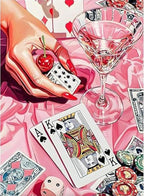 Poker Cross Stitch Kits, Embroidery Starter Kit by Unknown
