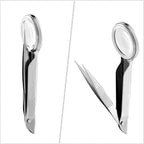 Weewooday 3 Pieces Magnifying Glass Tweezers Splinter Tweezers - Image 3
