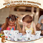 40 Pcs Make Your Own Stuffed Animal Bear Kit DIY 2026 Graduation Plush Gift 10 - Image 6