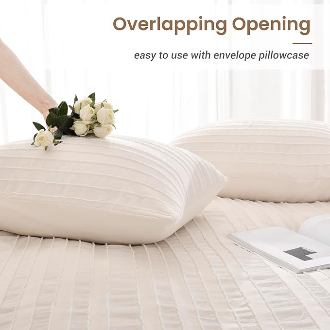 NEXHOME PRO Duvet Cover, Soft and Lightweight 100% Washed Microfiber Comforter - Image 5