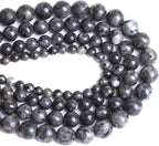 6mm 61pcs Natural Black Labradorite Stone Beads Round Larvikite Beads - Image 3