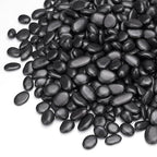 Pulovin 5 lbs Black Pebbles for Indoor Plants, 3/8" Plant Rocks for Pots Indoor by GardenSteward