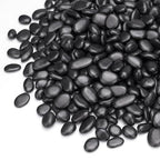 Pulovin 10 lbs Black Pebbles for Indoor Plants, 3/8" Plant Rocks for Pots Indoor by GardenSteward