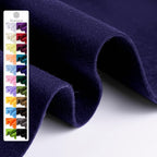 Navy Blue Soft Felt Fabric Sheet, 1.6mm Thick by Grainear