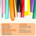 MEVOREW Heat Transfer Vinyl Bundle-12x3FT Iron on Vinyl - Image 4