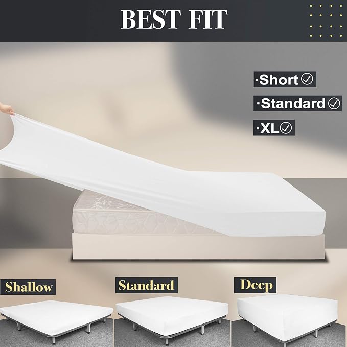 Soft Stretch King Size Fitted Sheet Only - Image 4