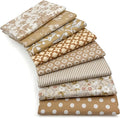 Aubliss 8pcs Fat Quarter Fabric Bundles Quilting Cotton Craft Fabric Pre-Cut by Aubliss