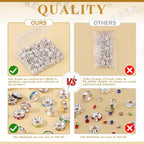 TINKRSTUFF 200 pcs 8mm Spacer Beads - Image 4
