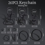 LEOBRO 265PCS Swivel Snap Hooks and Key Rings, Keychain Clips and Key Chain - Image 2