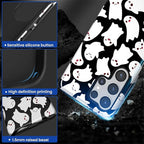 Case for Samsung Galaxy S26 Ultra Case, Halloween Ghosts Bats Design- Hybrid - Image 4