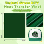 Tintnut Forest Green Heat Transfer Vinyl, easy cut & weed, stretch washable - Image 2