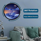 PROEATS Moving Sand Art, Wall Art Deep Sea Sandscape Room Decoration, - Image 2