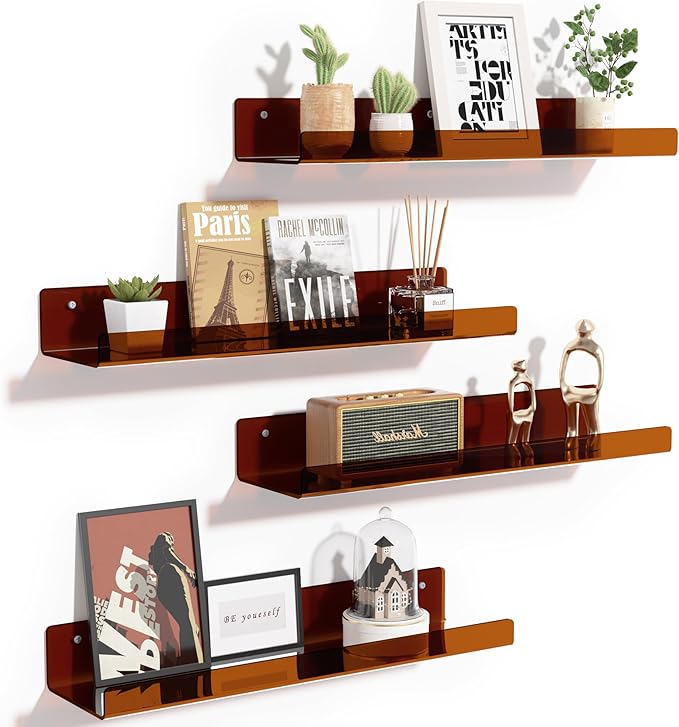 upsimples 4 Pcs 15" Acrylic Shelves - Image 4
