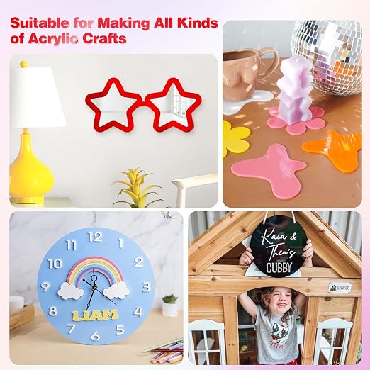 Adrattnay Acrylic Sheets 1/8 Thick, Opaque Colored Acrylic Panel - Image 7