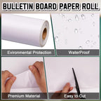 Inkspire Light Purple Bulletin Board Paper Roll, 14.8FTx47IN Large Reusable - Image 3