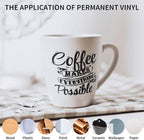 Bright Idea Permanent Vinyl, 25 Pack 12 "x 12" Vinyl Sheets Compatible - Image 6