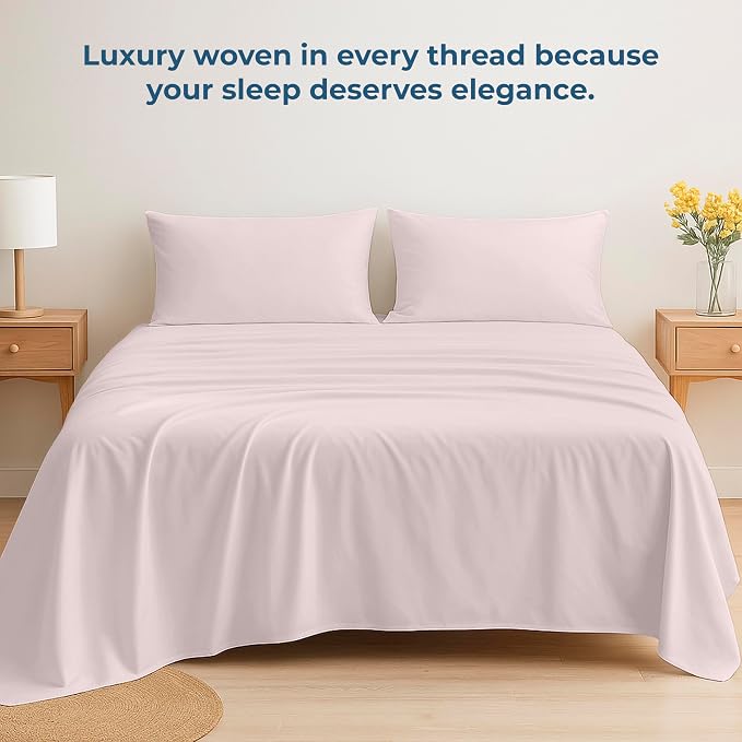 Royale Linen 100% Organic Cotton California King Flat Sheet Only - Image 6