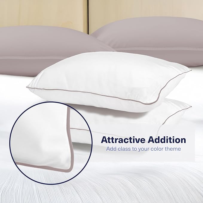 Kickoff Viscose Bamboo Pillowcase, 100% Organic Hidden Zippered Viscose Bamboo - Image 3