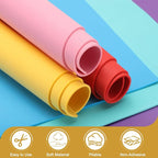 uxcell 5 Pcs Gold EVA A4 Foam Sheets Crafts, 12 x 8 Inch Foam Paper - Image 3