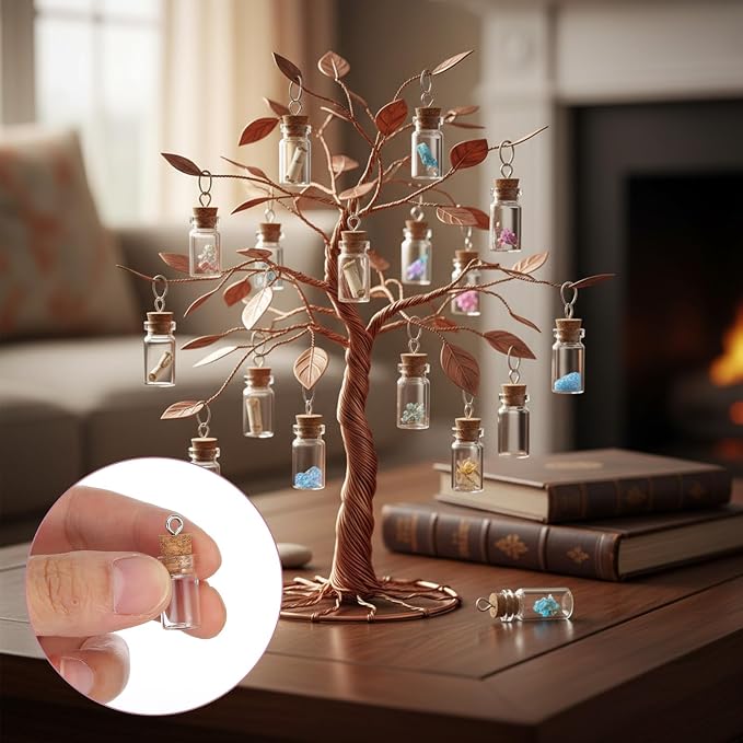 20 Pcs Mini Glass Bottles with Cork 1ml Capacity Clear Tiny Glass Bottles - Image 8