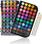 Artecho 48 Colors Watercolor Paint Set, Portable Travel Watercolor Cake Kit by Artecho