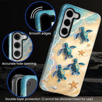 for Samsung Galaxy S23 Plus Case, Sea Turtle Beach Pattern Glossy 2 in 1 - Image 5