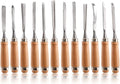 Dicunoy 12 PCS Wood Carving Tools, Gouges Woodworking Chisels, Full Size Wood by Dicunoy
