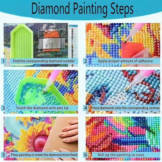 Rabbit Pearl Diamond Art Kits For Adults, Diamond Painting Kit, 12 X 16 Inch - Image 6