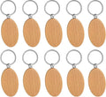 AUEAR, Blank Wooden Key Chain Wood Keychain Key Ring Key Tags Personalized EDC by AUEAR
