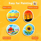 Simetufy 45 Pcs Painting Rocks Bulk, Flat Smooth Rocks - Image 7
