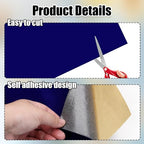 Biaungdo Self Adhesive Felt Sheets, Dark Blue Felt Sheet 17.7 x 117 Inch | - Image 3