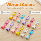 Keychain Charms Bulk 30pcs mixed Cute 3D Charms - Image 6