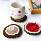 Avtytsda 6PCS Punch Needle Coaster Kit, Easy Punch Needle DIY Embroidery Set - Image 5