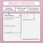 Undated Daily Planner | 90 Day Daily & Weekly Productivity Journal - Image 8