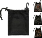 Mushroom Foraging Bag 4 Pcs, Rock Collecting Bag 8 x 10 Inch, Breathable Mesh by Unknown