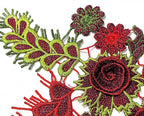Vintage Rose Sew Lace Flower Embroidery Patches, - Image 3