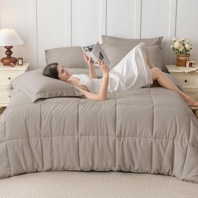 JOLLYVOGUE Twin XL Comforter Set, Ultra-Soft Bed in a Bag Twin XL Size 5 Pieces - Image 7
