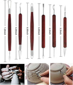 Artzuvs Clay Sculpting Tools 28pcs Polymer Pottery Modeling Tools Set - Image 3