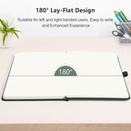 RETTACY Blank Journal Notebook, 192 Pages, A5 Medium Size | Leather Hardcover - Image 6