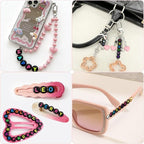 1000PCS Letter Beads for Threading, 4 x 7 MM Acrylic Round Alphabet Beads for - Image 7