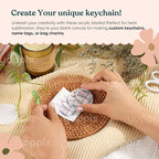 YOPPIX 90 Pcs Sublimation Acrylic Keychain Blank kit, - Image 4