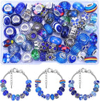 European Large Hole Spacer Charm Beads - Image 2