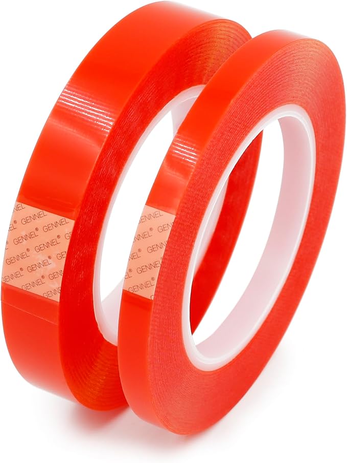 2pcs 10mm 20mm Clear Double Sided Adhesive Acrylic Tape MobilePhone LCD Screen by GENNEL